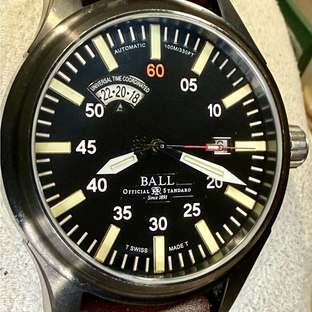 Ball Fireman Night Train Hr/Date Automatic Classic Sport Mens Watch - Picture 2 of 7